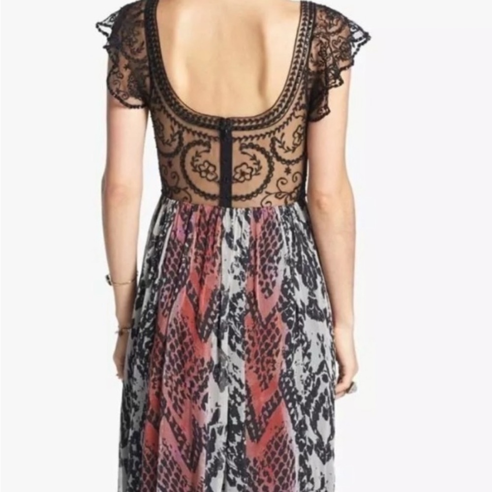Free People Wild Hearts Maxi dress absolutely stunning dress! Size 6 - Picture 4 of 16